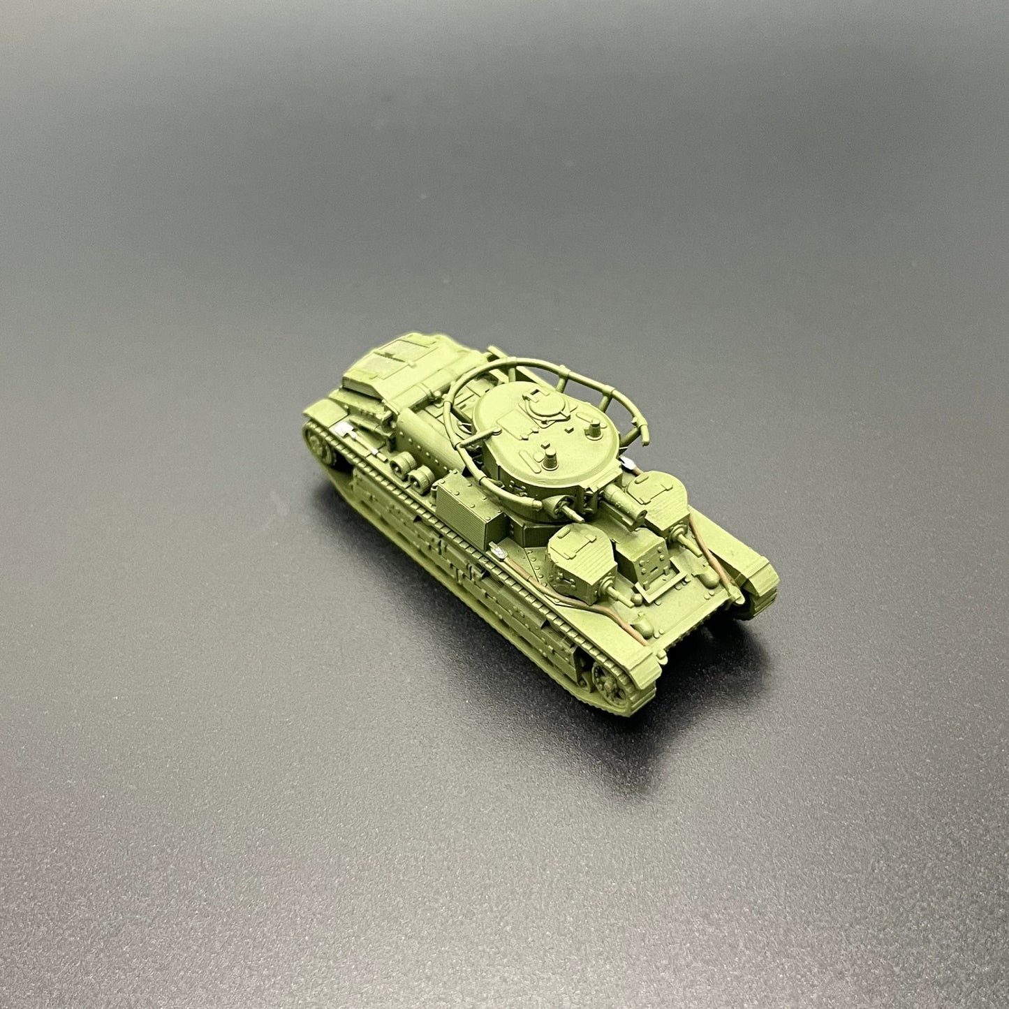 1/144 Scale Wwii Soviet T-28 Medium Tank Finished Model 3d Printed