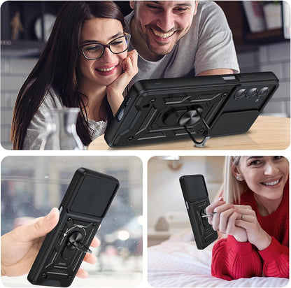 for Motorola Edge-5G UW 2021 Case: Motorola Edge 2021 Case with Slide Camera Cov