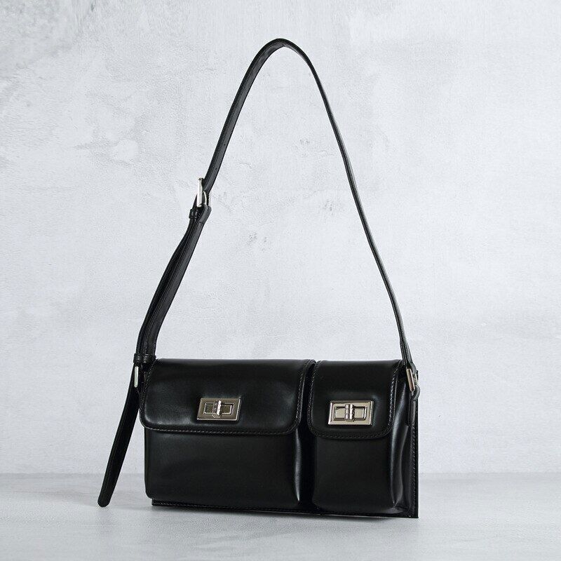 2022 New Bags Women Genuine Leather Underarm Bag Shoulder Bag