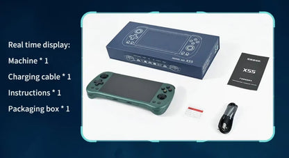 Powkiddy X55 64GB -256GB SD : Retro Handheld Game Console 5.5 inch Screen