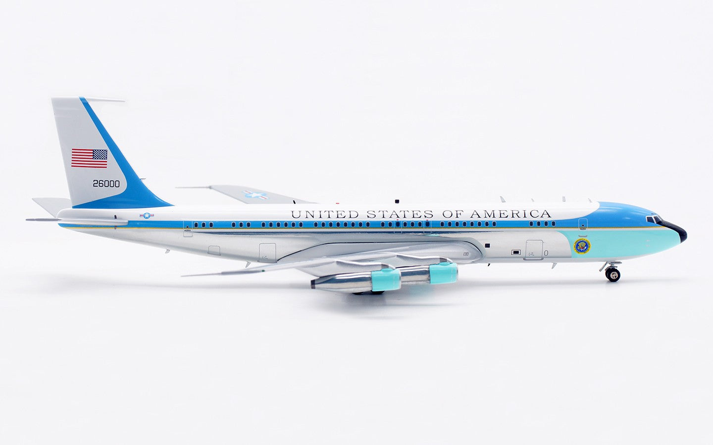 1:200 InFlight U.S.A VC-137C 62-6000 Passenger Airplane Diecast Aircraft Model