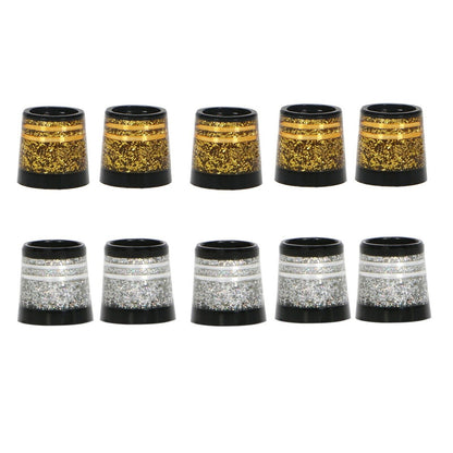 New 10 Pieces Golf Iron Ferrules High Glitter 0.370