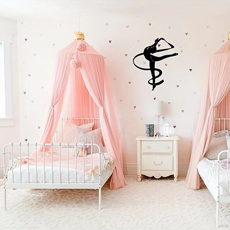 CIFBUY Gymnastics Metal Wall Art Decoration, Black Wall Hanging Decoration