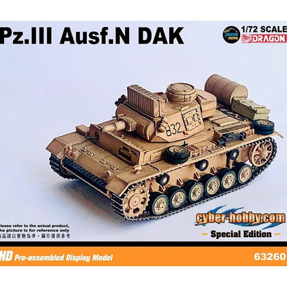 Dragon 63260 III Tank N DAK 501st Heavy Armor Battalion 1942 Limited Editions