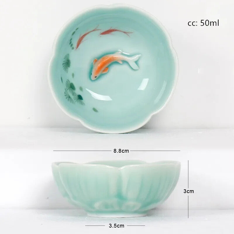 Hand-painted Ceramic Teacups Tea Sets Household Chinese Tea Sets