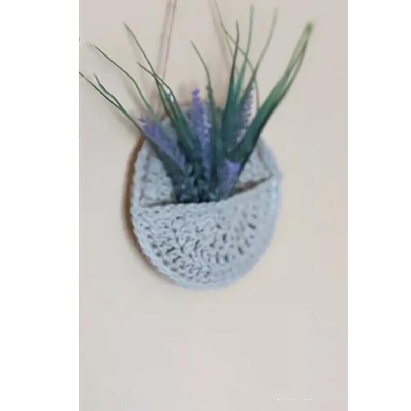 Air Plant Holder Cotton Hand Weaving Multicolor Macrame Bohemian Planter 10-15cm