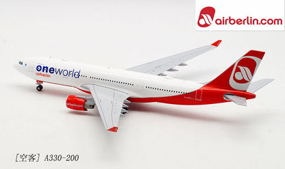 1:200 30CM JC WINGS Airberlin one world A330-200 Passenger Plane Diecast Model