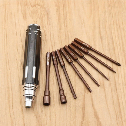 8 in1 Screwdriver Hobby Hardware Philip Tools Kit For RC Car Drone Plane Hex Set