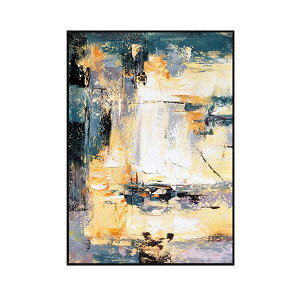 Abstract 100% Hand Painted Oil Painting Knife Painting On Canvas Wall Art