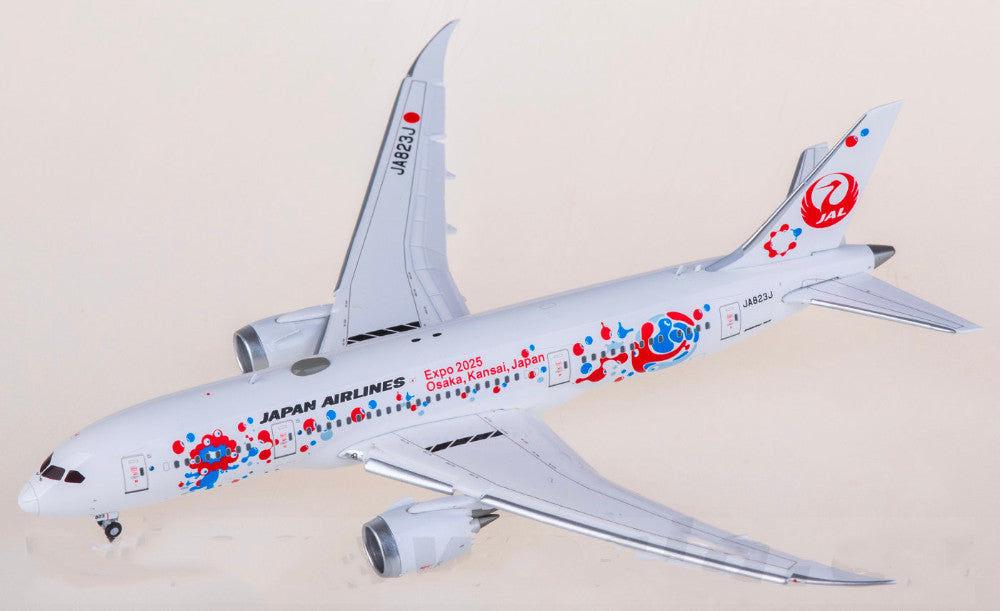 1:400 JC Wings Japan Airlines B787-8 Flap Down Diecast Aircraft Plane Model