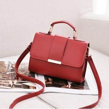 PU Leather Handbags Summer Fashion Women Small Flap Solid Female Crossbody Bags