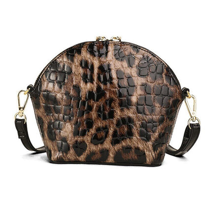 Leather Bag Shell Fashion Versatile One-Shoulder Messenger Bag Small Square Bags