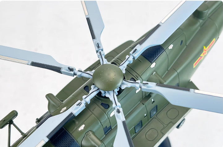 1:48 45CM China Air Force Z-8L Armed Helicopter Airplane Diecast Aircraft Model