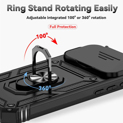 For Iphone 17 Pro Max Case, with Slide Camera Cover HD Screen Protector [Militar