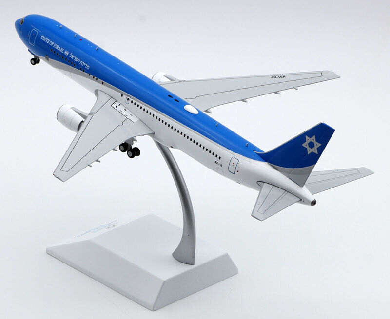 1:200 28CM JC Wings STATE OF ISRAEL B767-300ER Passenger Airplane Diecast Model
