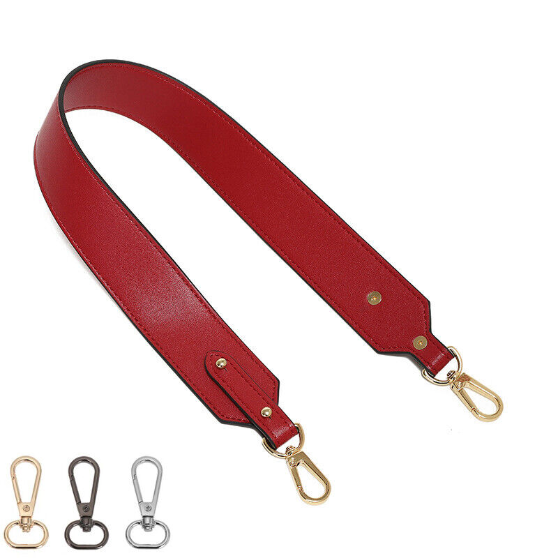 PU Leather Replacement Belt Bucket Bag Shoulder Strap Solid Color Bag Belt ⌒