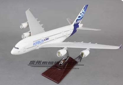 34CM 1:215 AIRBUS A380 Passenger Airplane Resin Aircraft Plane Model Collection