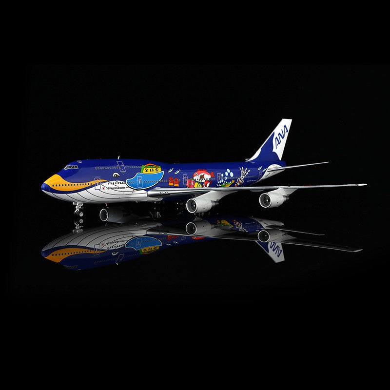 1:200 SQ Wings ANA B747-400D JA8963 Passenger Airplane Diecast Plane Model