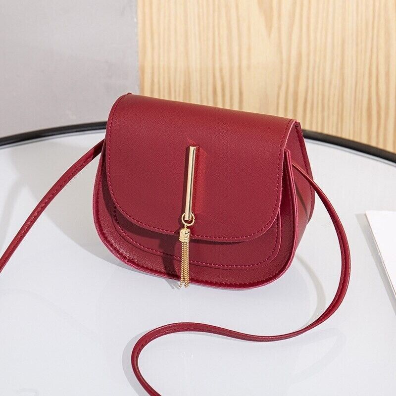 Casual Women Shoulder Saddle Bag With New Golden Tassel & Double Layer Fashion
