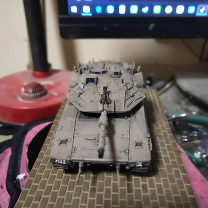 Homemade 1/72 Israeli Merkava 4M Main Battle Tank Finished Model Ornament