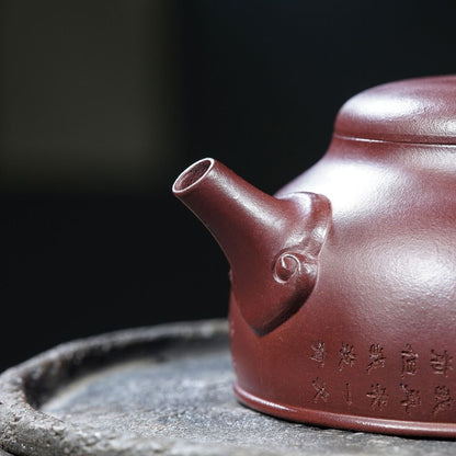 Traditional Craft Handmade Tea Pot 9 Infuser Holes Yixing Zisha Clay Master Pot