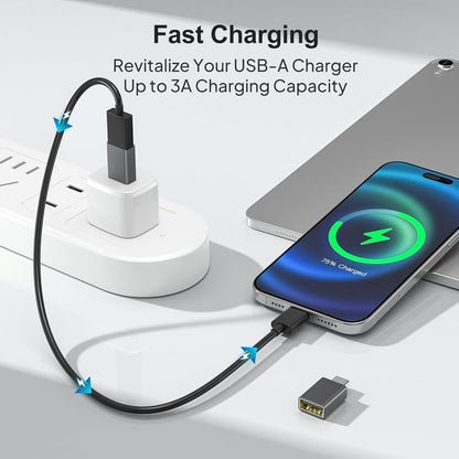 USB-C 3.1 Male to USB A Female Adapter Converter OTG Type C Android Phone Lot