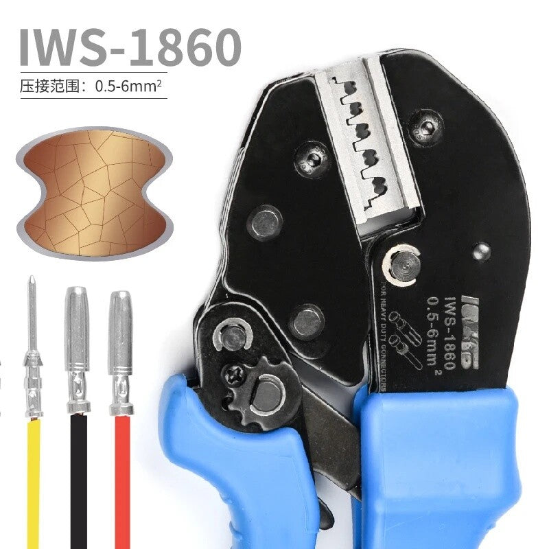 IWISS IWS-1860 Crimping Pliers for Heavy Duty Connector Cold Press Pliers