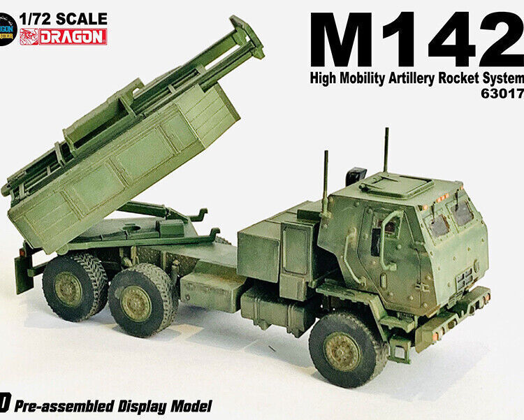 Dragon 63017 1/72 U.S Army M142 Hymas High Mobility Rocket Finished Model