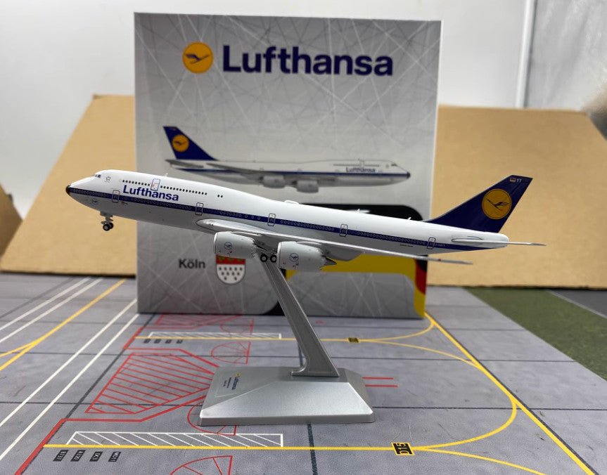 1:400 YY Wings Lufthansa BOEING B747-8 Aircraft Diecast Plane Airplane Model