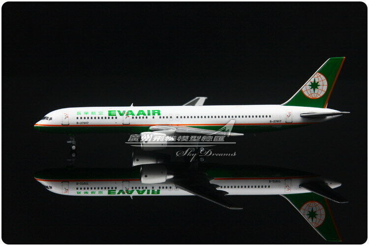1:400 JC WINGS EVA AIR BOEING 757-200 Passenger Airplane Diecast Aircraft Model