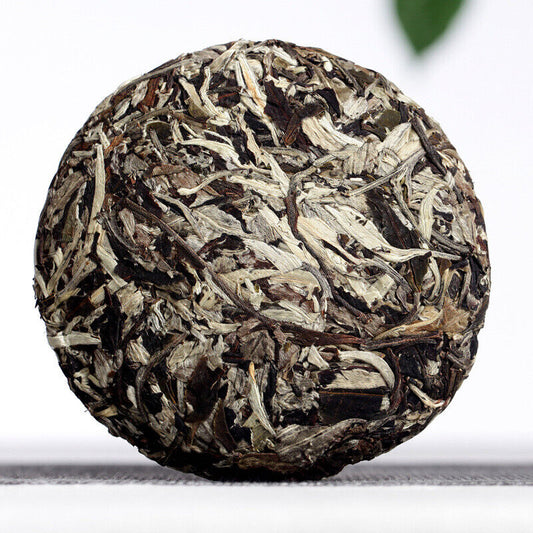 Yunnan Puer White Buds Raw Ancient Tree Shen Pu Erh Tea,Moon Light Pu'er 100g