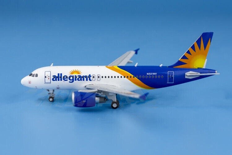 1:400 GeminiJets Allegiant AIRBUS A319 Passenger Airplane Diecast Aircraft Model