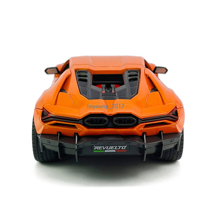 1/24 Lamborghini Revuelto Model Car Diecast Toy Cars Boys Toys Kids Gifts Orange