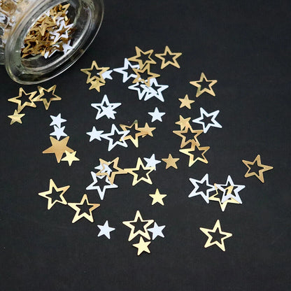 Confetti 15g Star Dots Golden Silver Sequins Baptism Birthday Party Events Decor