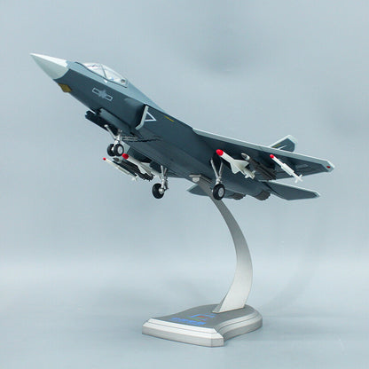 1:48 36CM J-35 Stealth Fighter Plane AIRSHOWCHINA Diecast Aircraft Model