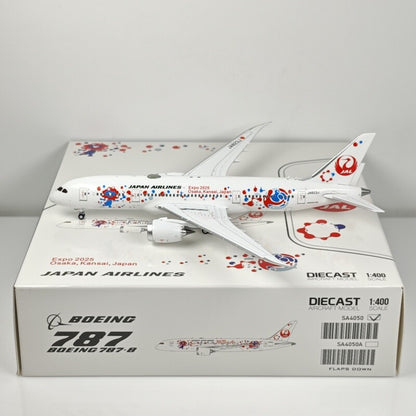 1:400 JC Wings Japan Airlines Boeing 787-8 Airplane Diecast Aircraft Plane Model