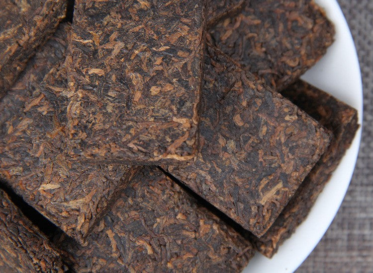 500G Ripe Pu'er Yunnan Gongzao Aromatic Mini Brick Compressed Tea -