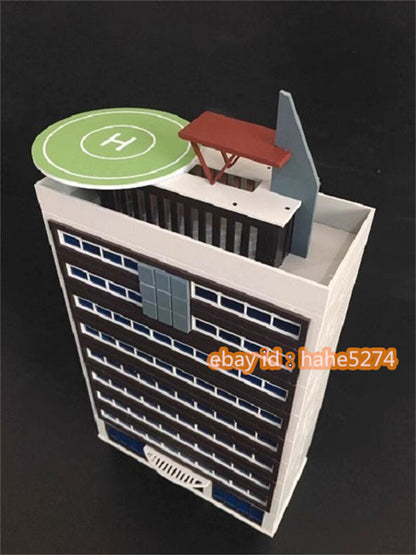 1/144 150 Police Station Building Scene Railway Station Plastic Model Toy 9.6''