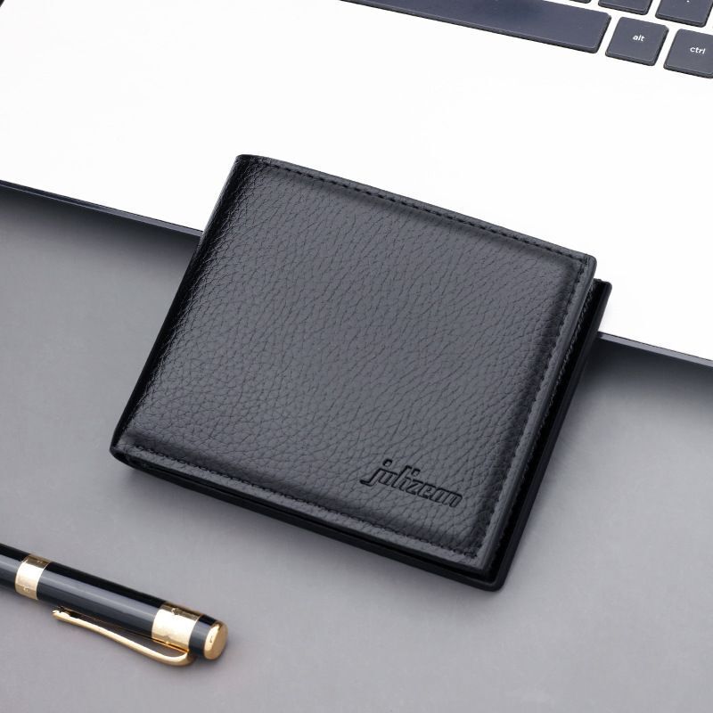 Card Holder Short Wallet Synthetic Leather Coin Purse Money Pouch Storage Bags