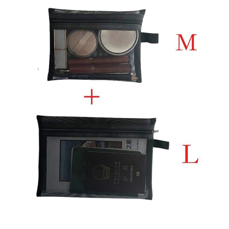 Cosmetic Bag Small Mesh Makeup Bag Organizer Lipstick Bag Ladies Toiletry Pouch
