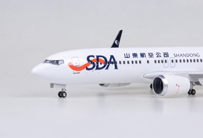 1:85 47CM SHANDONG AIRLINES BOEING 737 MAX Airplane Landing gear Resin Model