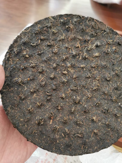 2007 XIAGUAN tuocha T8653 Discus Pu-erh Tea Cake 357g Raw Puer Puerh Pu'er Aged