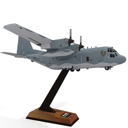 1:100 Lockheed AC-130U Ghost Aerial Gunship Aircraft Plane Paper Unassembled Kit