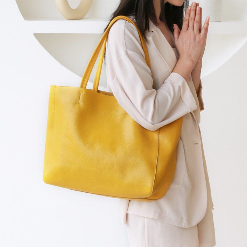 Women Bag Female Fashion Beach Handbag Lady Genuine Leather Shoulder Bag