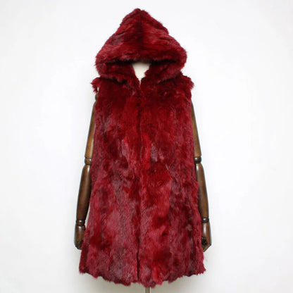 Women Winter Coat 100% Coat Long Style Sleeveless Jacket