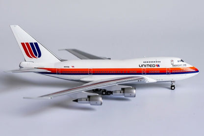 1:400 NG Model UNITED BOEING 747SP Passenger Aircraft Diecast Airplane Model