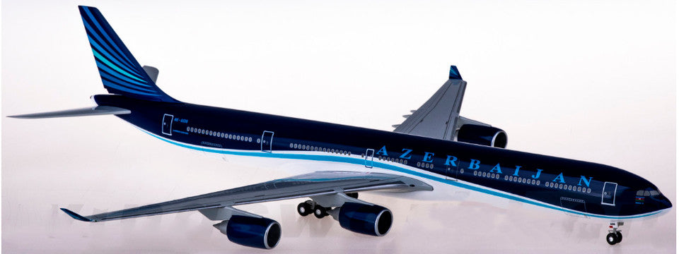 1:200 38CM Hogan Azerbaijan AIRBUS A340-600 Passenger Airplane ABS Plastic Model