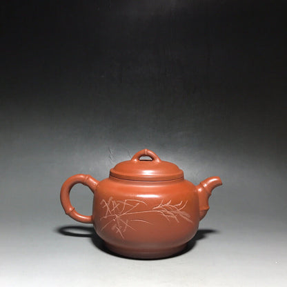 Chinese Yixing Zisha Clay Handmade Exquisite Teapot（品茗：鼓腹 底款：如图）