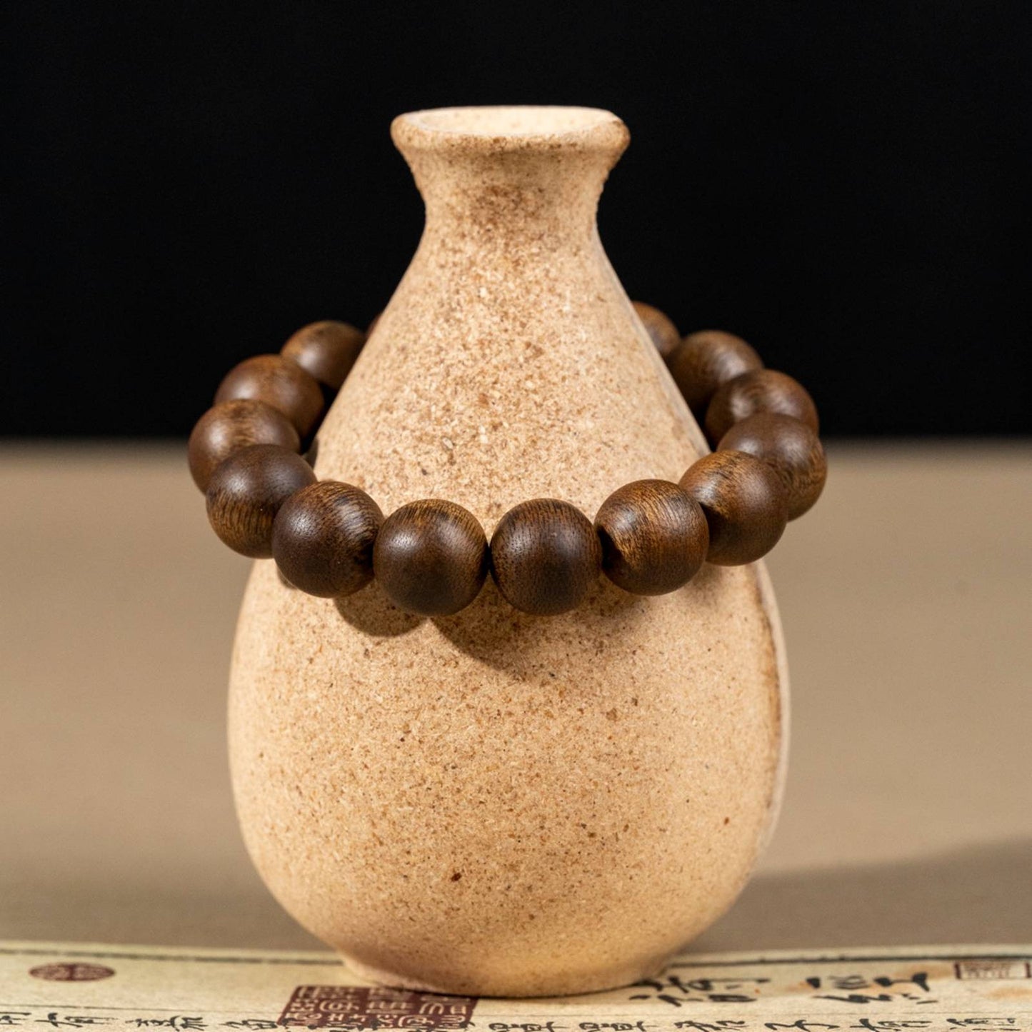 16mm Chinese Natural Eaglewood Handmade Exquisite Bracelets 31247