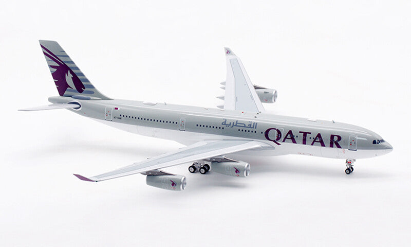 1:200 30CM InFlight AIR QATAR AIRBUS A340-200 Aeroplane Diecast Aircraft Model